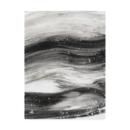 Ethan Harper 'Black Waves Ii' Canvas Art,18x24